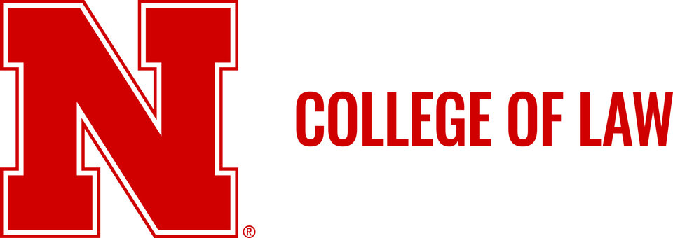 Red "N" logo next to the text "College of Law" in bold red font.