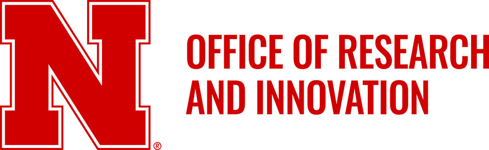 Red "N" logo with text "Office of Research and Innovation" in bold red.